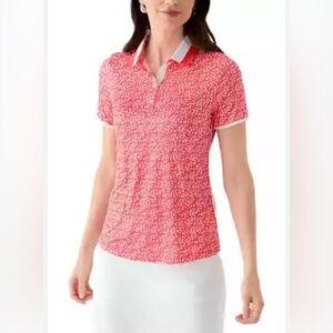 Pro Tour Pink Patterned Polo Shirt